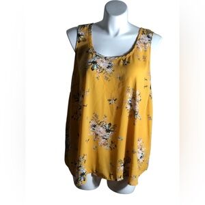 Torrid floral lightweight chiffon tank top Size 3X (3)